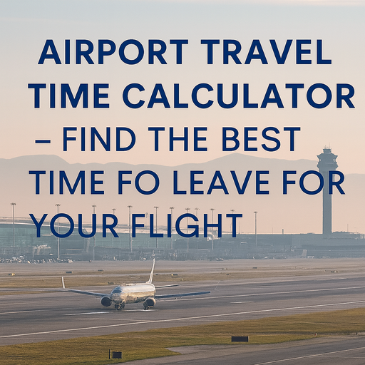 Airport Travel Time Calculator