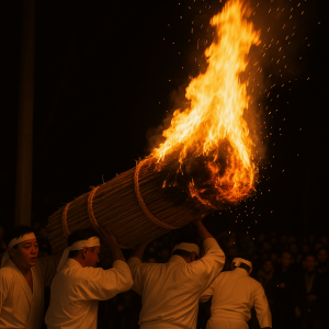 12 Unique Japanese Festivals Every Traveler Should Experience 1 Oniyo Fire Festival