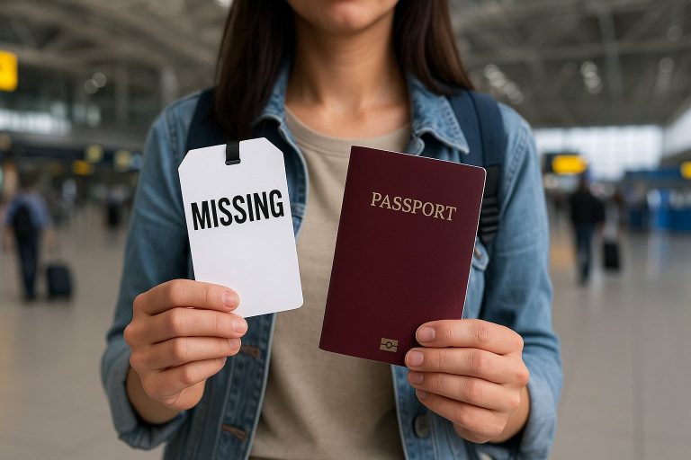 lost passport or luggage in Asia